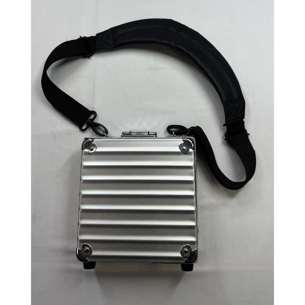 Vintage Rimowa Piccolo Mini Aluminum Shoulder Bag Y2K Hard Shell Adjstable Strap